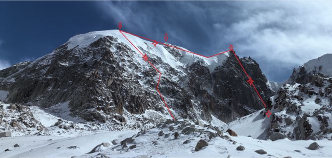 必一运动24暑期登山二次队竹庆雪山主峰、诺布甲峰首登报告(图1)
