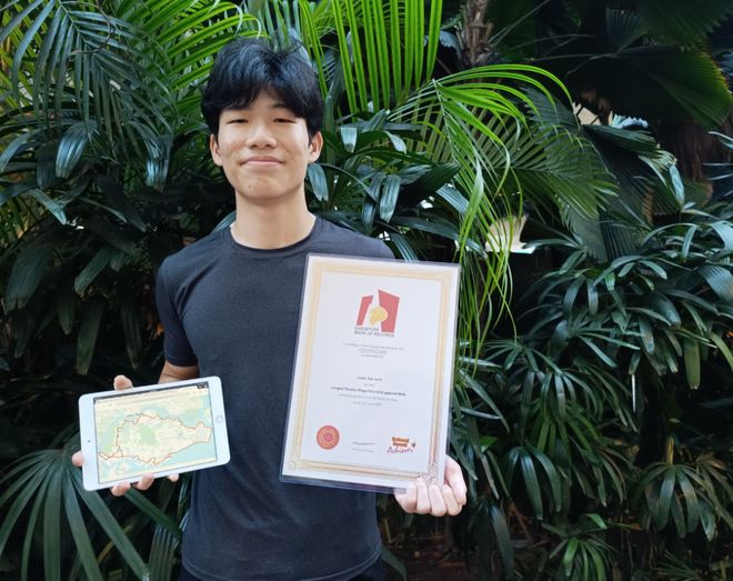 徒步165公里纪念亲人、筹$2000抗癌善款新加坡少年壮举感动全岛(图7)