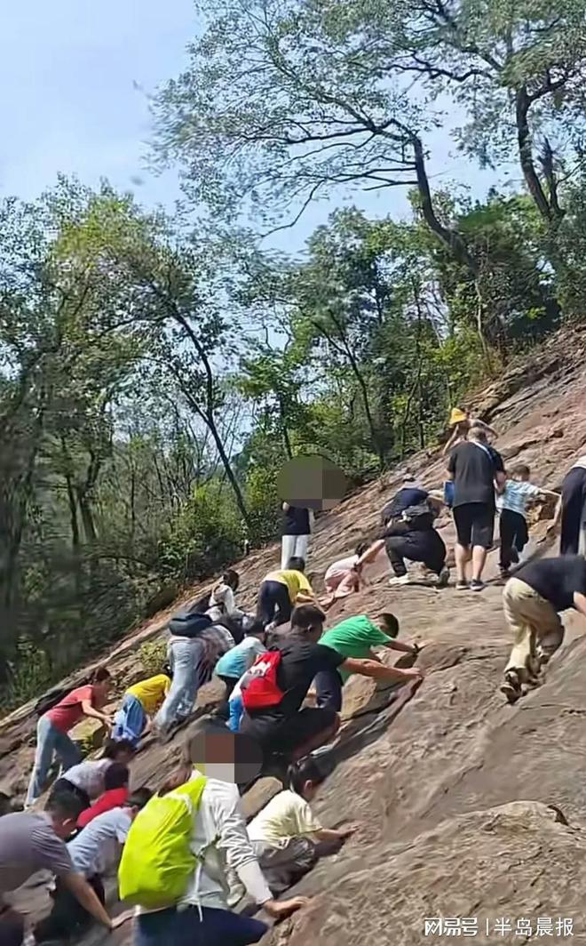 多名家长带娃野爬岳麓山“绝望坡”“几乎都没有防护装备”(图4) 多名家长带娃野爬岳麓山“绝望坡”“几乎都没有防护装备”(图4)